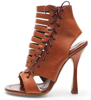 Lace-up leather sandal Lace-up leather sandal